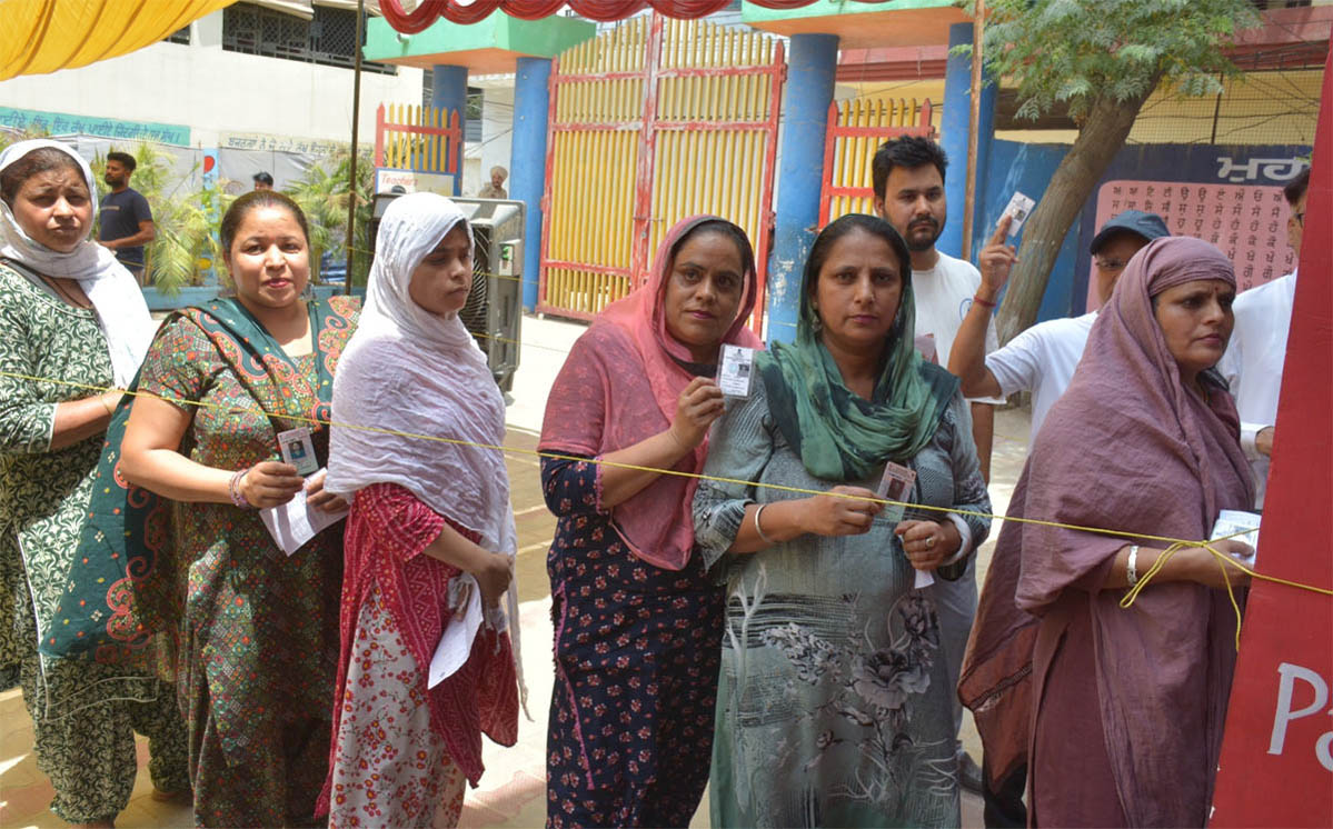 Voting for 13 Lok Sabha seats in Punjab was held peacefully